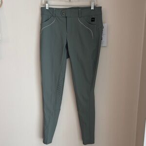 FITS Abbey Knee Patch Breech equestrian Riding stretch UPF 50 women Pants M NWT